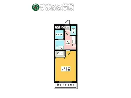 A・CITY矢作橋駅前(1K/4階)の間取り写真