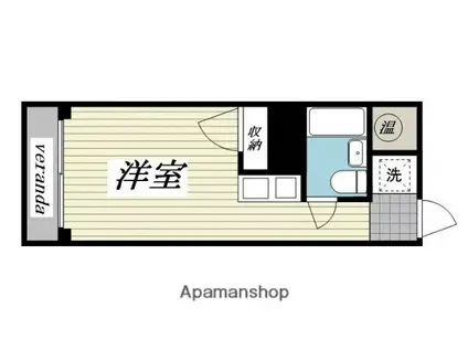 メゾン・ド・ジェーム(ワンルーム/3階)の間取り写真