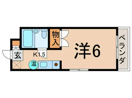 目白コンコルド(1K/3階)の間取り写真