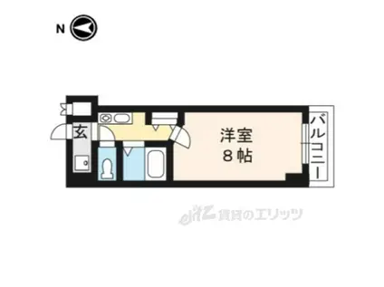 NAVI2(1K/5階)の間取り写真