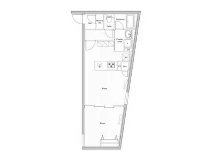 EDIT文京千石II(1LDK/1階)の間取り写真