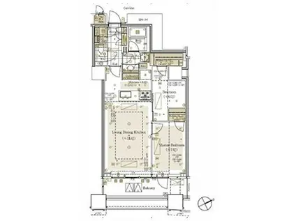 三田ガーデンヒルズ ウエストヒル(2LDK/5階)の間取り写真