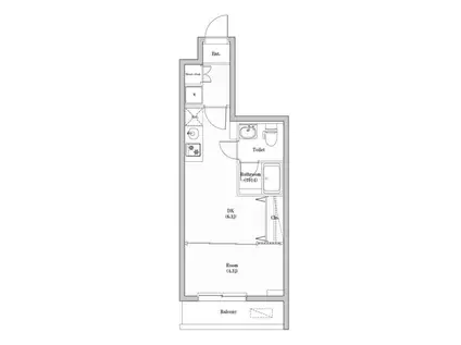 アーバンパーク東向島(1DK/3階)の間取り写真
