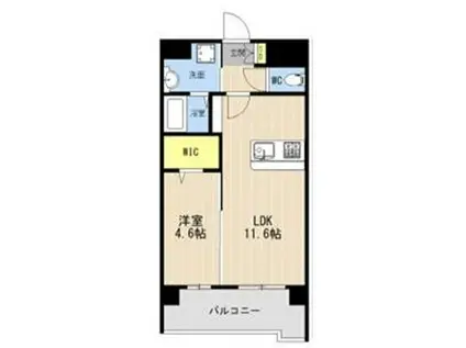 LIBTH菊陽227(1LDK/3階)の間取り写真