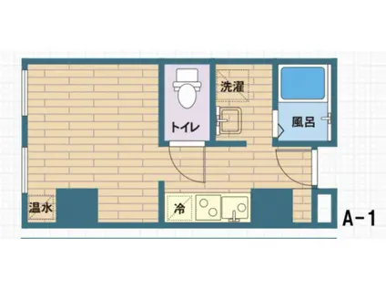 アマニカス(1K/3階)の間取り写真