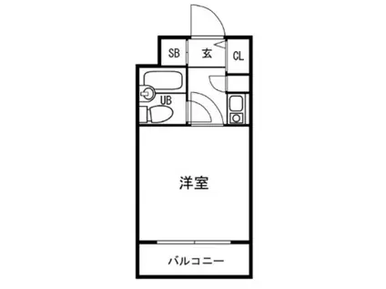 クリオ阪東橋壱番館(1K/10階)の間取り写真