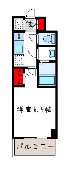 S-RESIDENCE布施AVENTRA(1K/10階)の間取り写真