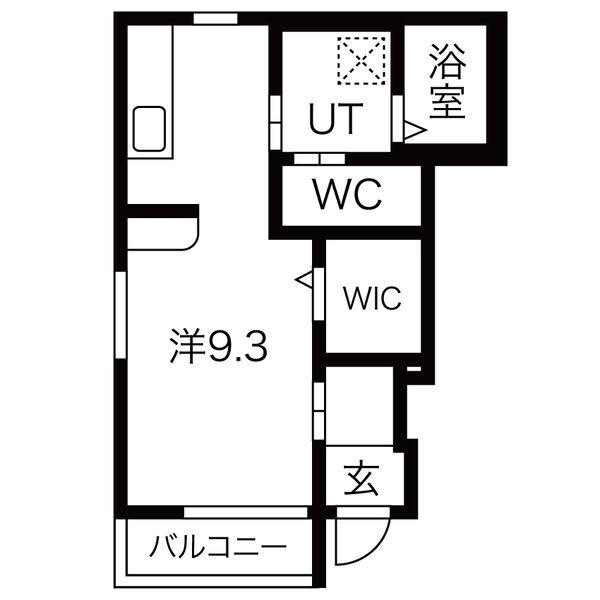BOA SORTE(1K/1階)の間取り写真