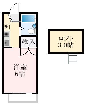 パークサイド和泉中央(1K/1階)の間取り写真