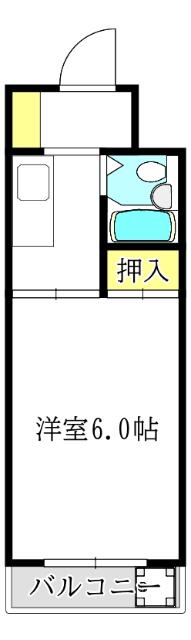 CASA GRANDE(1K/2階)の間取り写真
