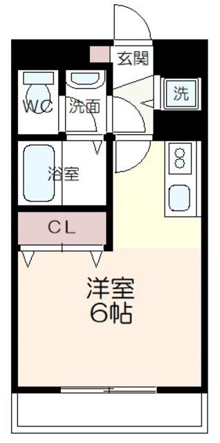 エクセルハイツIV(1K/1階)の間取り写真