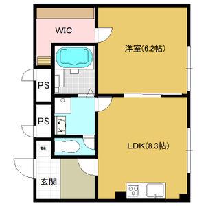 ST PLAZA SAKURAYAMA(1LDK/1階)の間取り写真