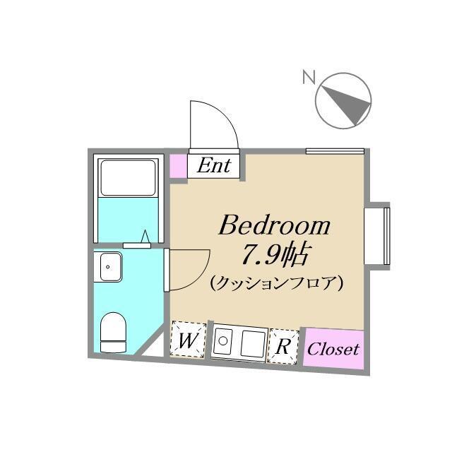 CASA OTSUKA(ワンルーム/1階)の間取り写真