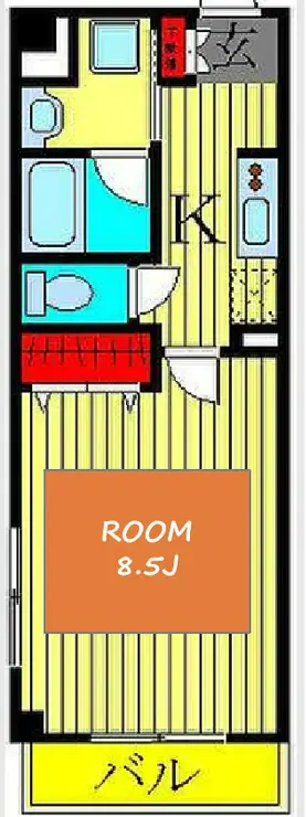 メゾンドカメアリ 4階階 間取り