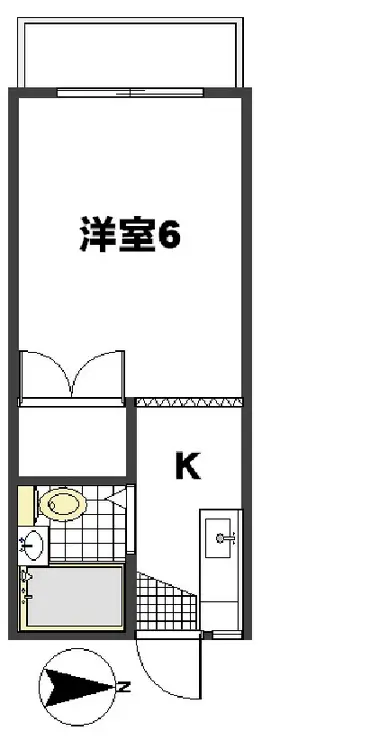 エクセルウスイ 2階階 間取り