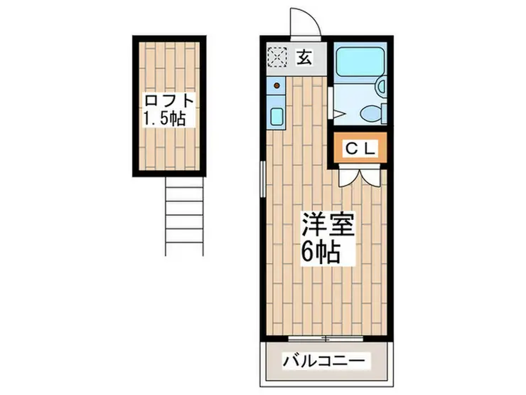 キャロット英夢 1階階 間取り