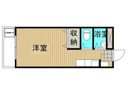 メゾンエル御幸(ワンルーム/4階)の間取り写真