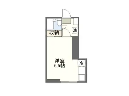 コープ プリメイラ(ワンルーム/1階)の間取り写真