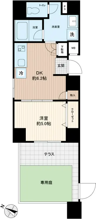 日神デュオステージ北浦和 1階階 間取り