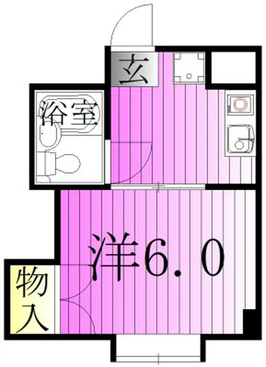 パークハイツ桜木 1階階 間取り