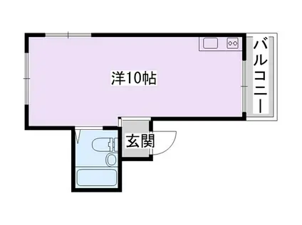 リベラル日之出(ワンルーム/3階)の間取り写真