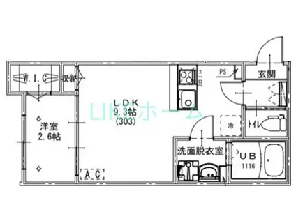 KEIAI RESIDENCE 北習志野(1LDK/3階)の間取り写真