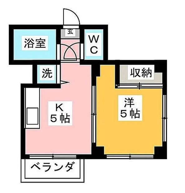 ソフィアビル(1K/3階)の間取り写真