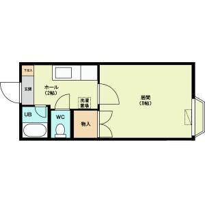 藤井ビル北10条(1K/1階)の間取り写真
