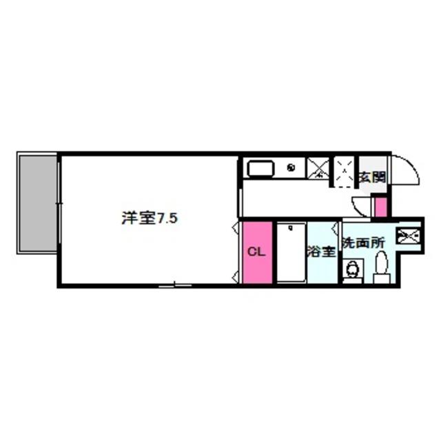 ラ・フォーレ東野田II(1K/3階)の間取り写真