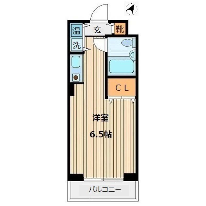ヴィラリッツ鶴見中央(ワンルーム/7階)の間取り写真