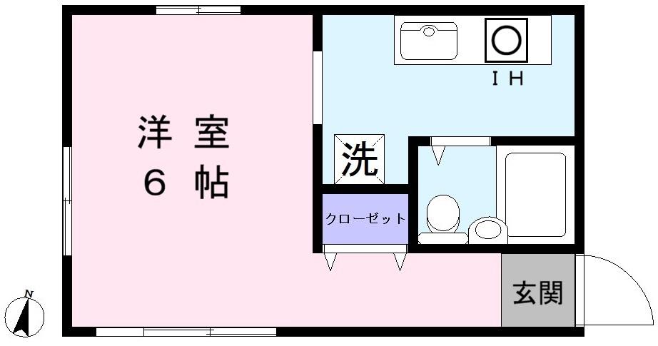 パワーハウス奥沢ビル(1K/3階)の間取り写真