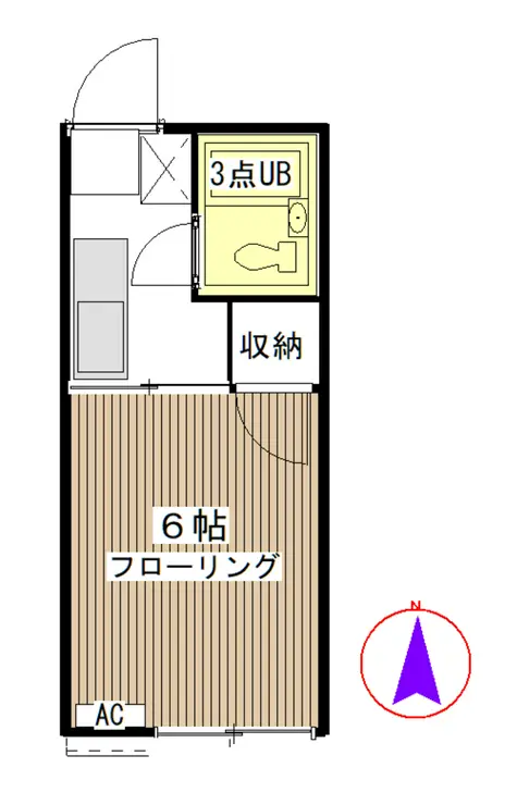 シェルハウス妙蓮寺A棟 2階階 間取り