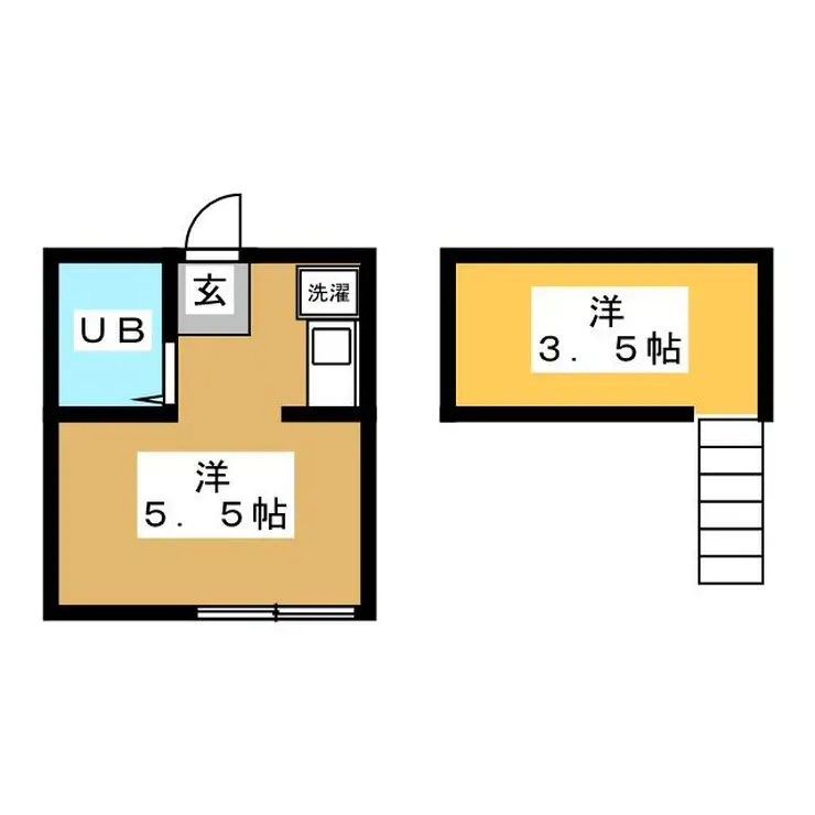 内田ハイツ 1階階 間取り