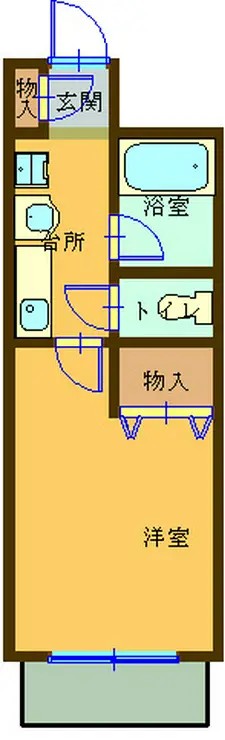 ジャポネ 2階階 間取り