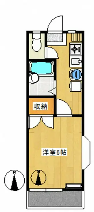 コットンポエム 2階階 間取り