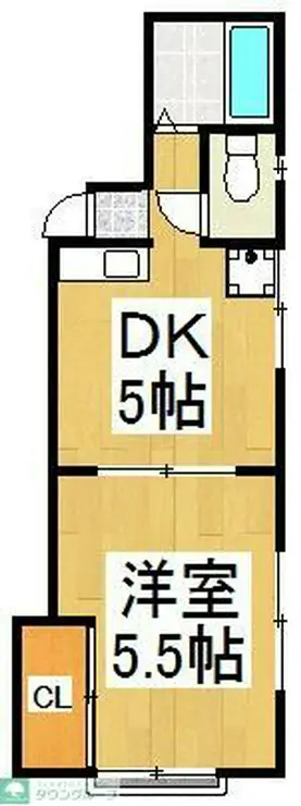 ワカナコーポ 2階階 間取り