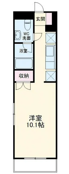 カーサクレセス南太田 1階階 間取り