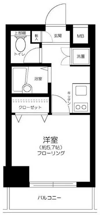 ラグジュアリーアパートメント本郷 5階階 間取り