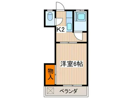 みつわマンション(1K/3階)の間取り写真