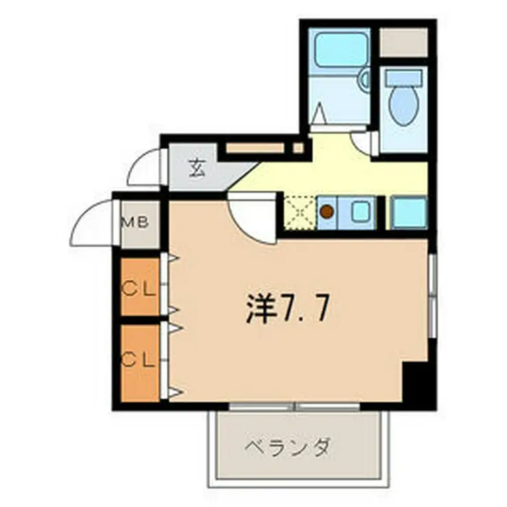 タック高砂 5階階 間取り