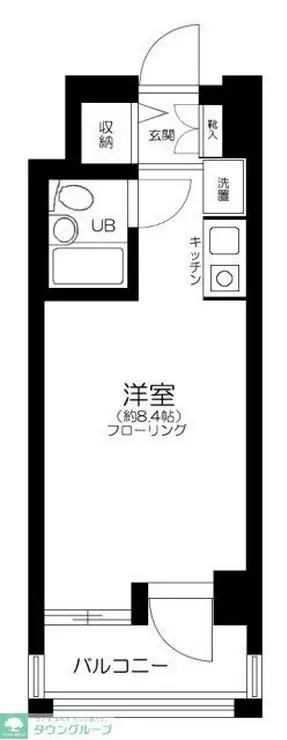 ルネ御苑プラザ 4階階 間取り
