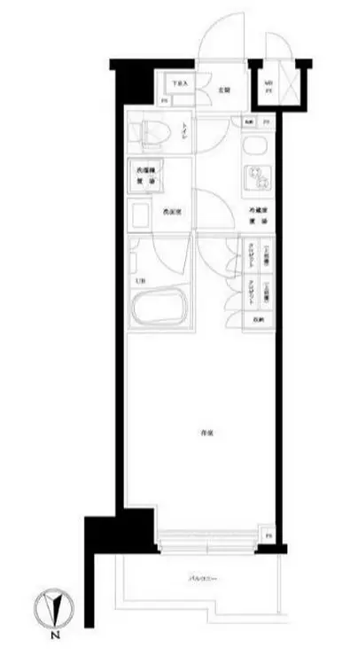 ルーブル武蔵小杉伍番館 2階階 間取り
