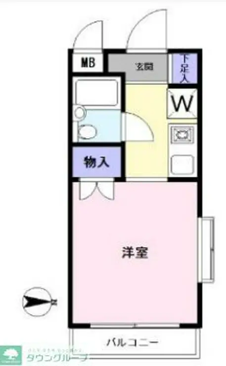 ジェミニ武蔵小杉 4階階 間取り