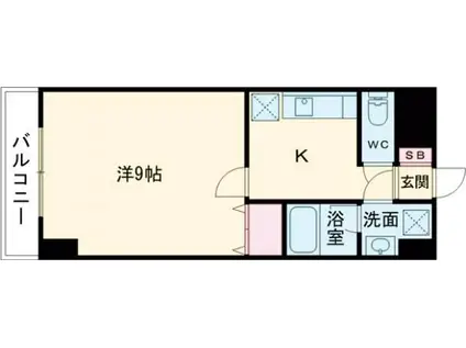 エンゼルプラザイーストI(1K/2階)の間取り写真