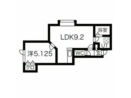 エントシュパンネンIII(1LDK/3階)の間取り写真