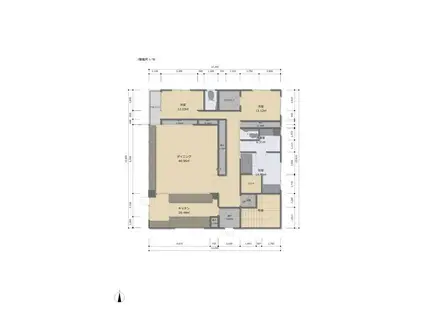 プリメロ湘南(2LDK/7階)の間取り写真