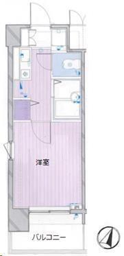 菱和パレス護国寺(1K/4階)の間取り写真