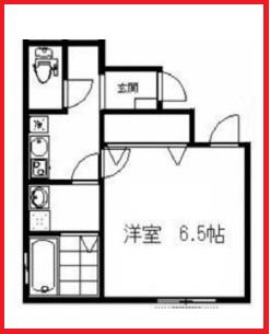 アークブランシェ入谷(1K/1階)の間取り写真