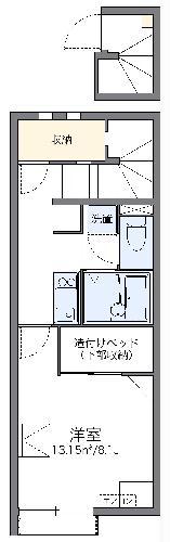 レオネクスト才兼(1K/2階)の間取り写真