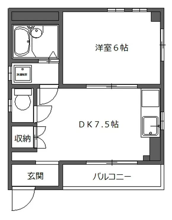 新井マンション 2階階 間取り